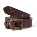 1791 Everyday Carry 14oz Heavy Duty Work Belt with Roller Buckle for Everyday Carry, Full Grain American Leather WEB-EDC-BLT-46-BUR